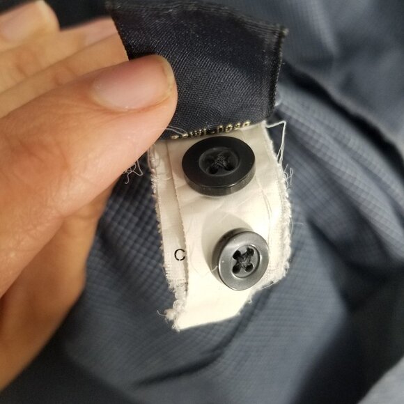 Banana Republic Blue Window Pane Button Down 100% Cotton Long Sleeves Sz Medium - Picture 8 of 11